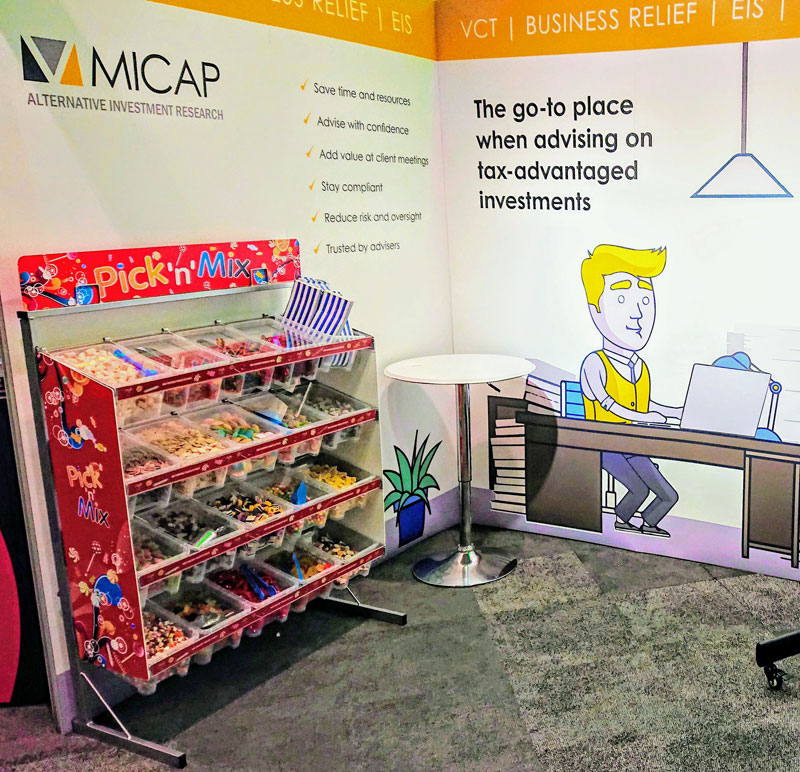 Pick n Mix Stand for Exhibition Stands - Exhibition Stand Games