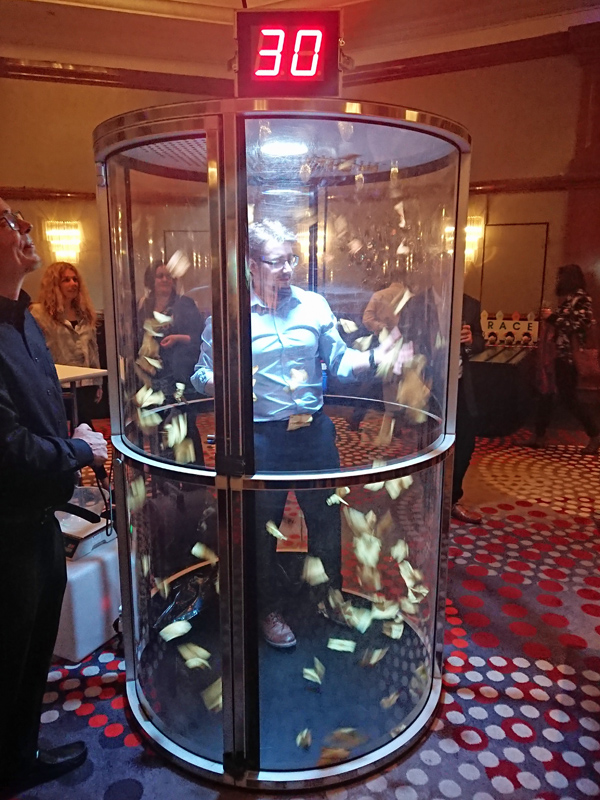 Cash Cube for Exhibition Stand Hire